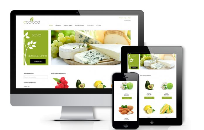 EcoFood - Food Website Design